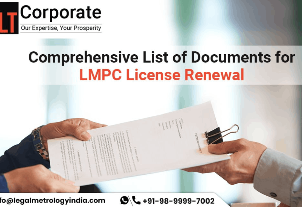 Comprehensive List of Documents for LMPC License Renewal