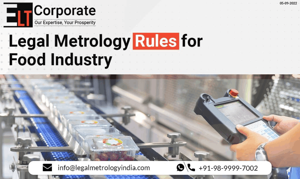 Legal Metrology Rules for Food Industry