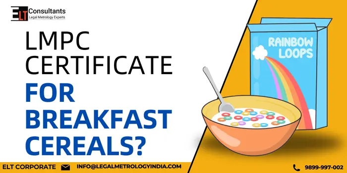 LMPC Certificate For Breakfast Cereals