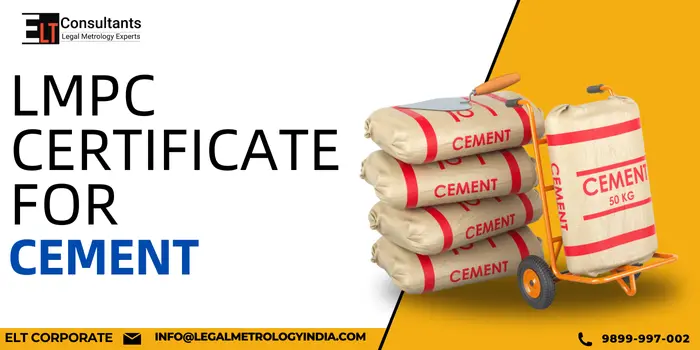 LMPC Certificate for Cement