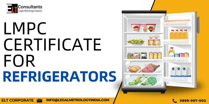 LMPC Certificate for Refrigerators