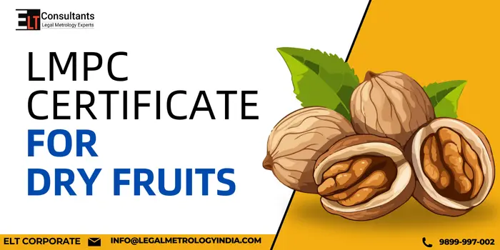 LMPC Certificate for Dry Fruits