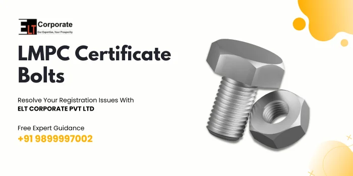 LMPC Certificate For Bolts
