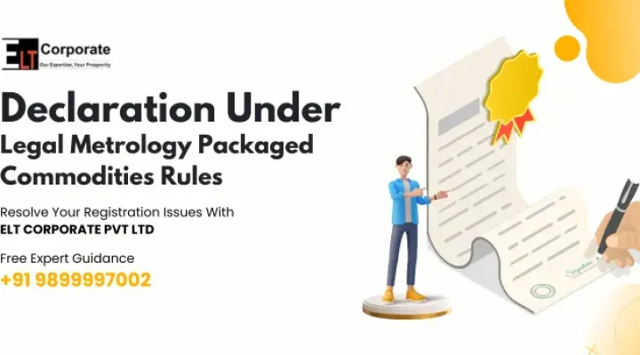 Declaration Under Legal Metrology Packaged Commodities