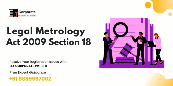 Legal Metrology Act 2009 Section 18