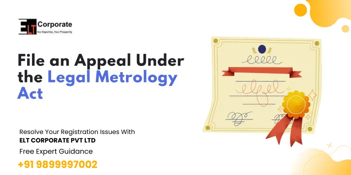 Appeal Under the Legal Metrology Act