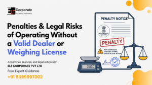 Legal Metrology dealer license penalty