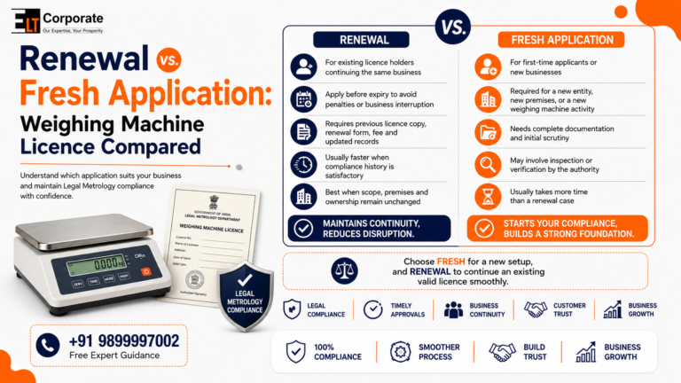 Renewal vs Fresh Application: Weighing Machine Licence Options Compared