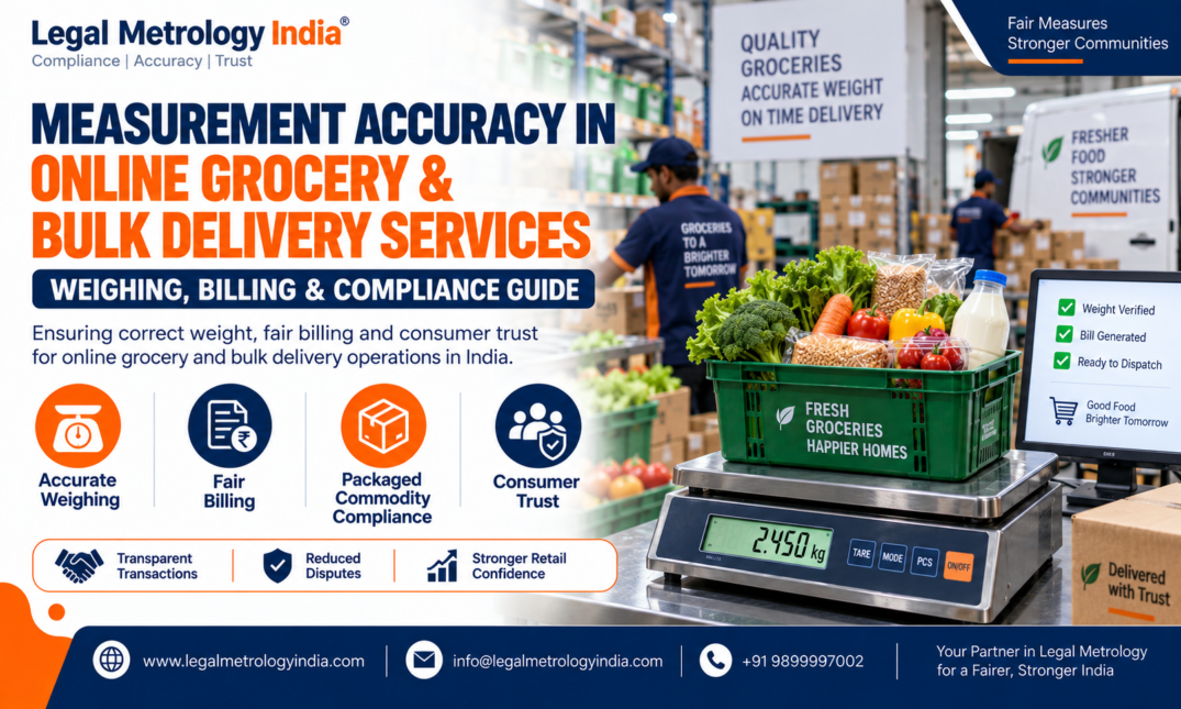 Measurement accuracy in online grocery delivery