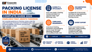 Packing License in India