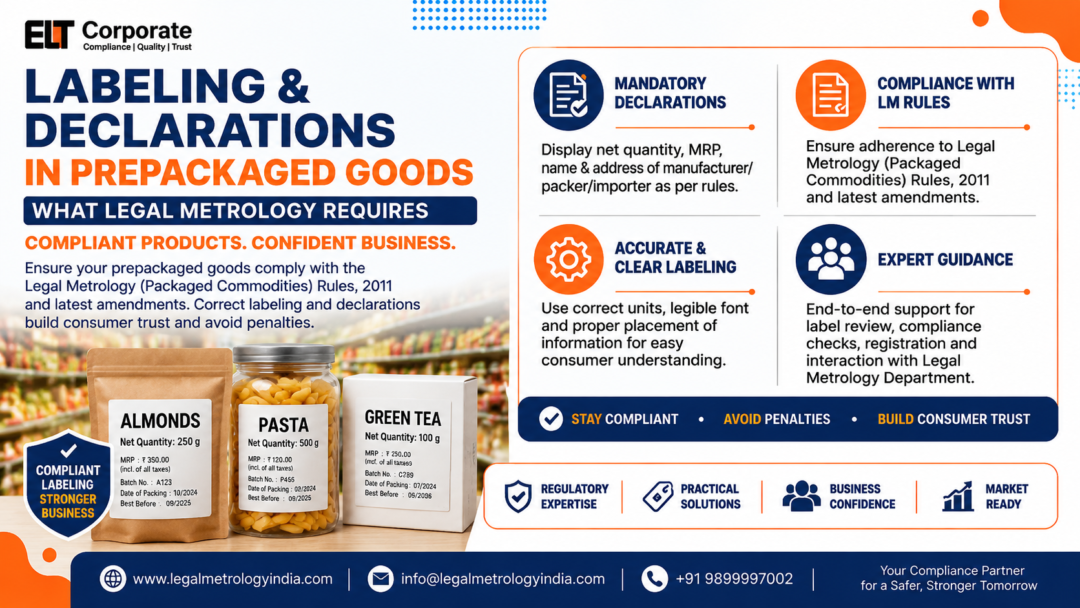 Labeling & Declarations in Prepackaged Goods