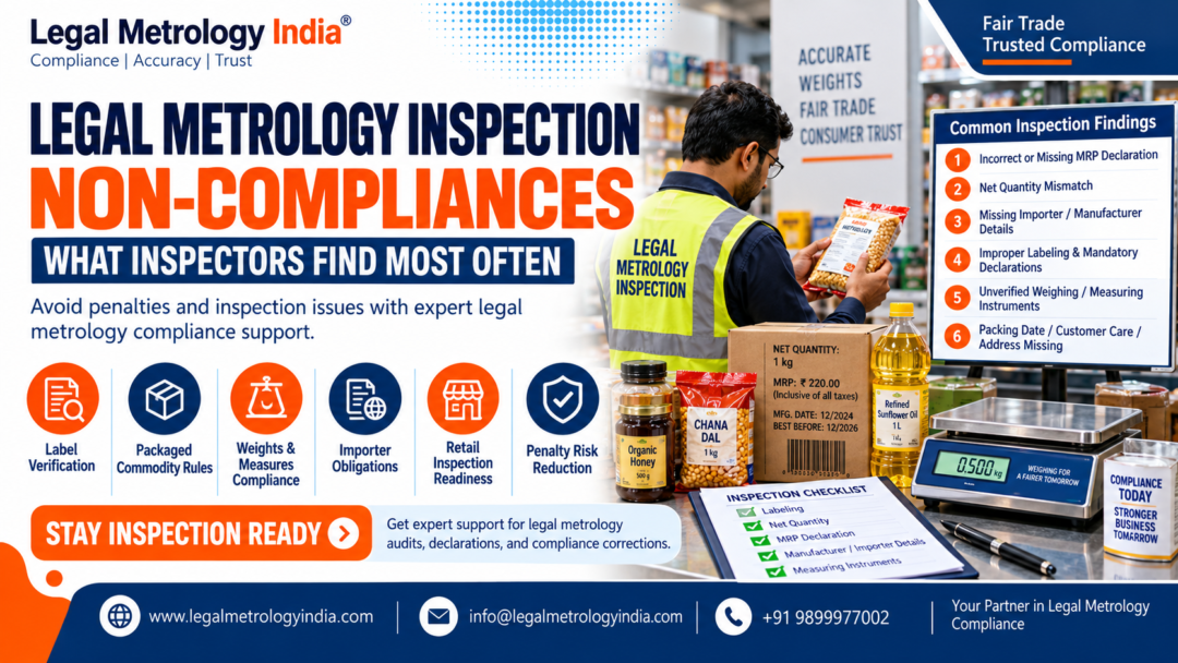 Legal Metrology Inspection Non-Compliances