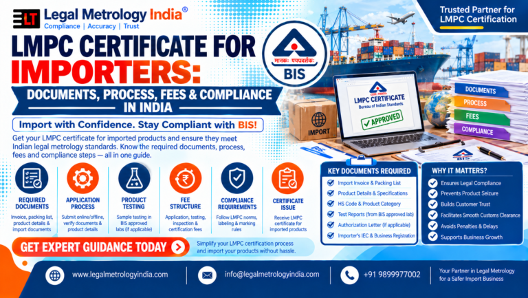 LMPC Certificate for Importers